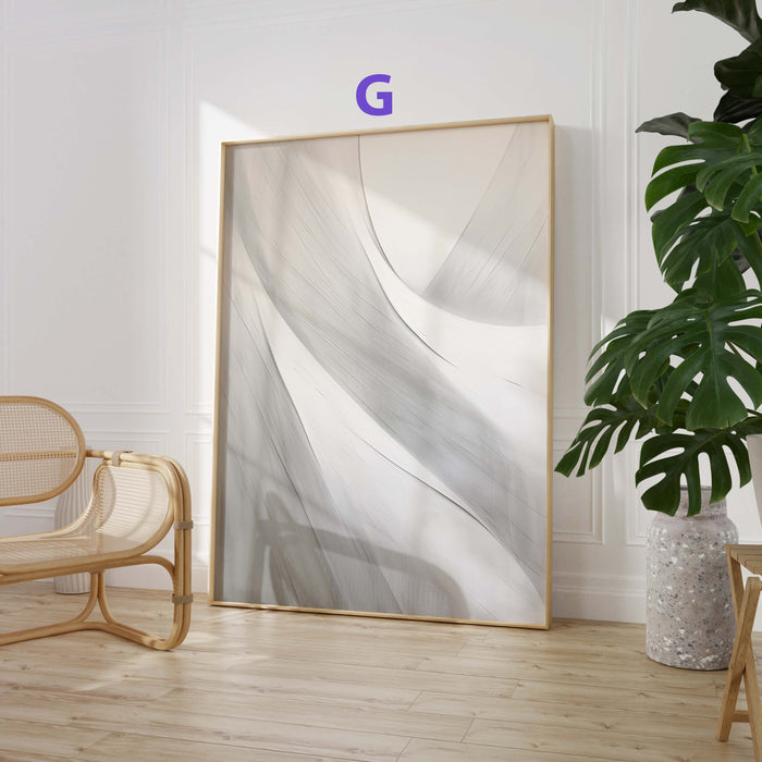 Geometrische Poster in Beige, Schwarz & Grau