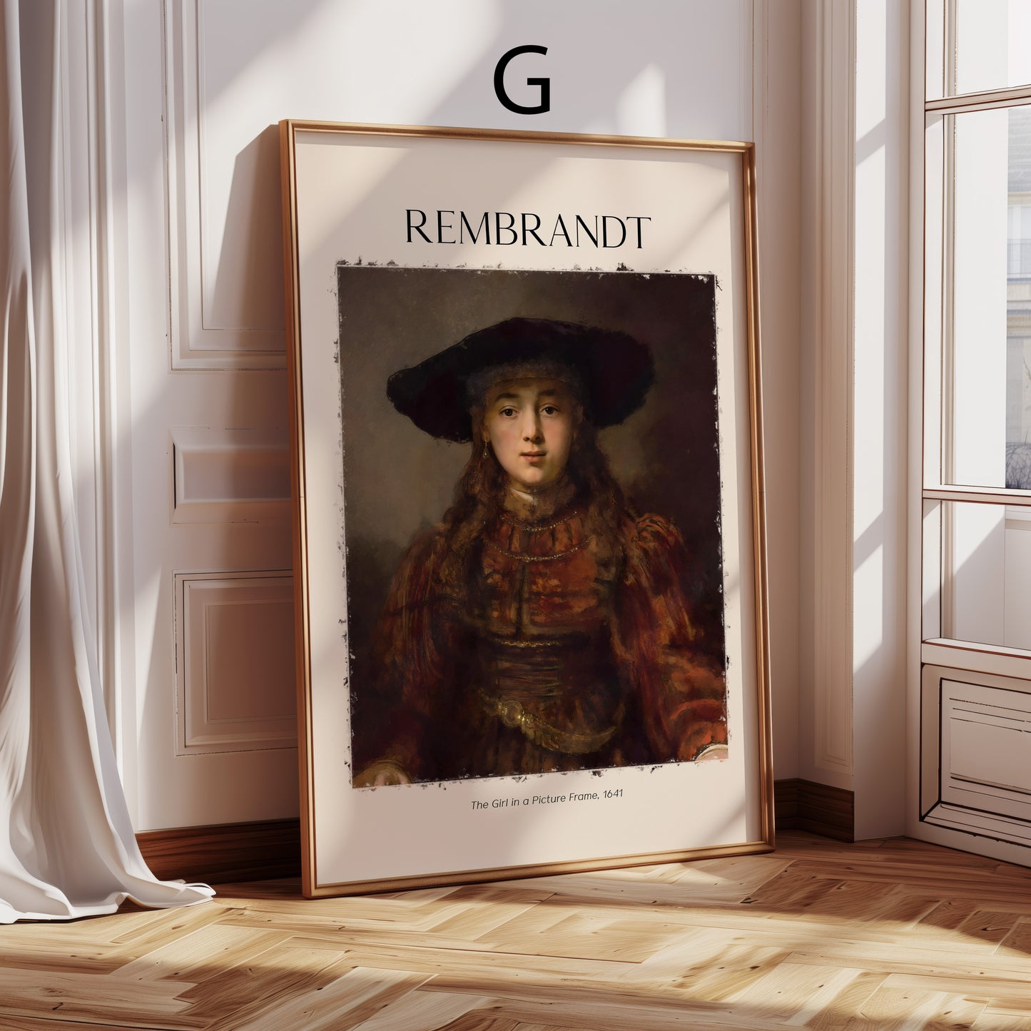 Rembrandt Poster · Geschenkidee · Barocke Porträts Die Nachtwache Niederländische Meisterwerke · Dekoprint ohne Rahmen