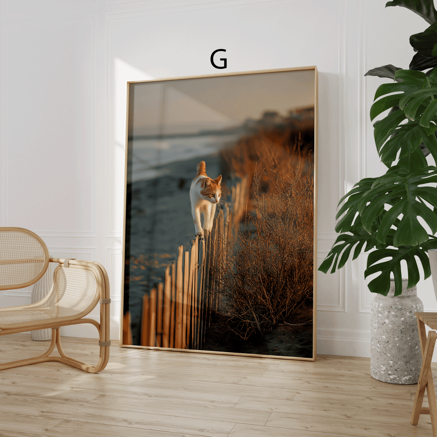 Tropen Poster · Geschenkidee · Palmen Blumen Strandlandschaften · Dekoprint ohne Rahmen
