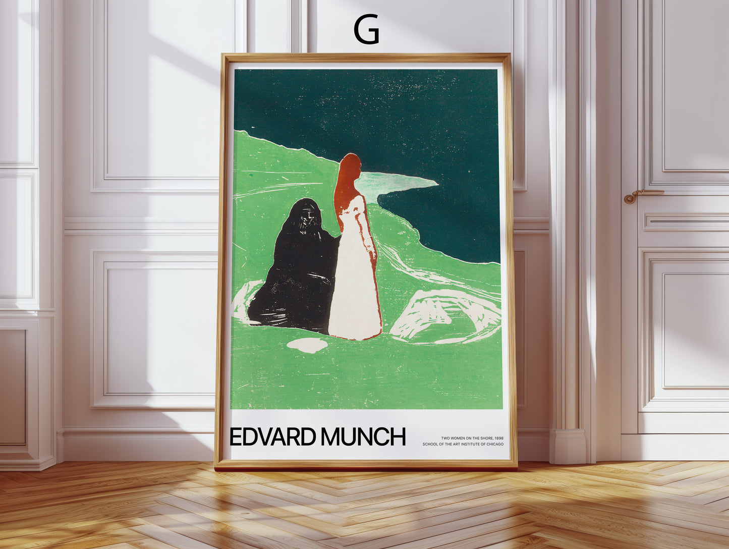 Kunst Poster · Geschenkidee · Edvard Munch Expressionismus Ikonische Gemälde Symbolistische Kunst · Dekoprint ohne Rahmen