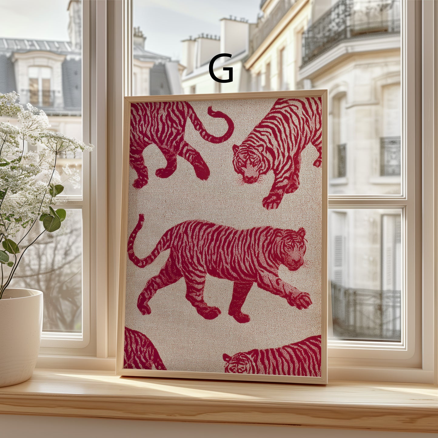 Fliesen Design Poster · Geschenkidee · Antike Muster Fliesen Naturtexturen Animal Print · Dekoprint ohne Rahmen