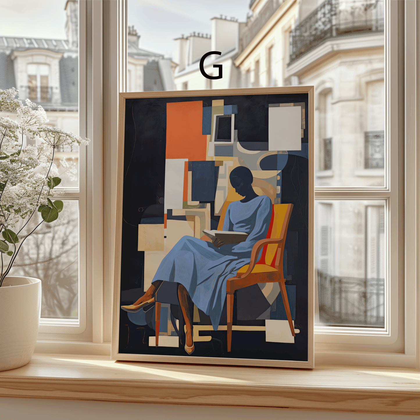 Moderne Kunst Poster · Geschenkidee · Abstrakte Kunst Florale Illustrationen Zeitgenössische Porträts · Dekoprint ohne Rahmen