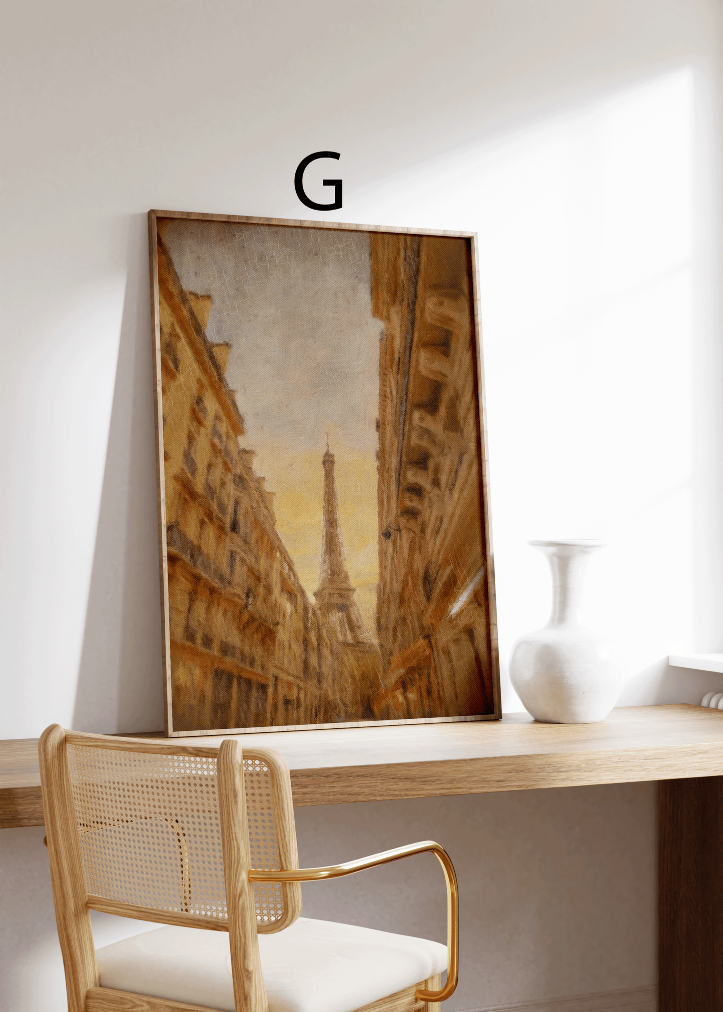 Paris Cafe Poster · Geschenkidee · Paris Typografie & Vintage Illustration · Dekoprint ohne Rahmen