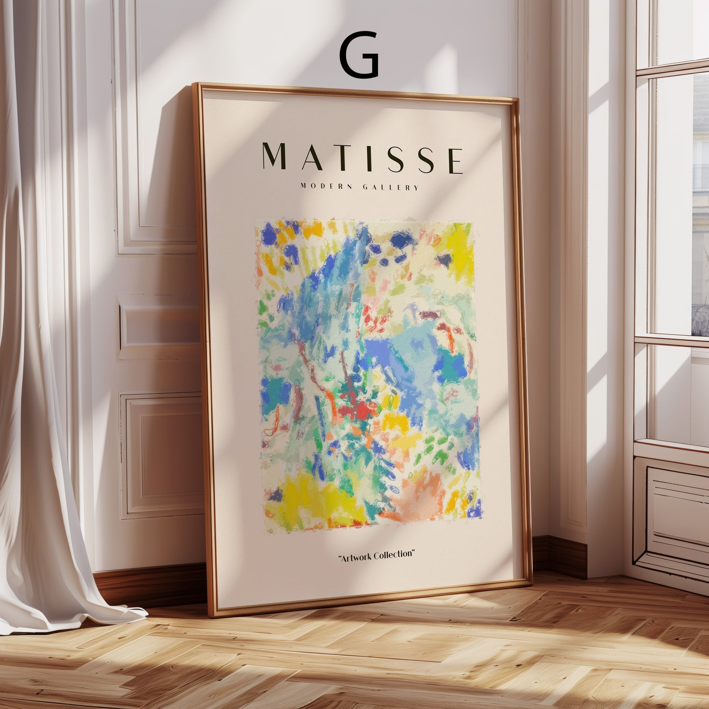 Matisse Poster · Geschenkidee · Abstrakte Kunst Porträts Farbenfrohe Gemälde · Dekoprint ohne Rahmen
