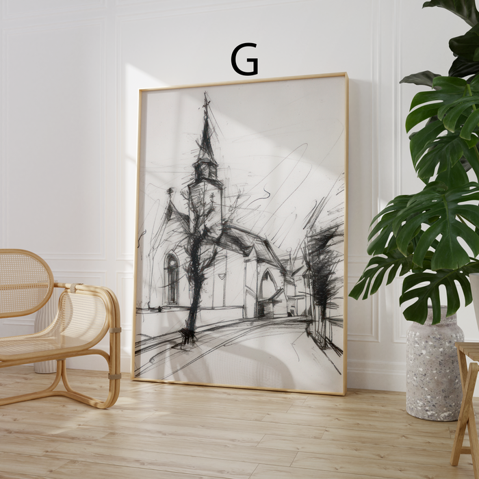 JUSTGOODMOOD Poster – Premium Baumwoll-Leinwandkunst