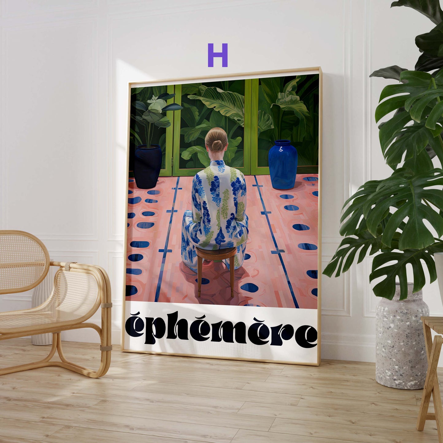 Mediterrane Kunst Poster · Geschenkidee · Moderne Stillleben Landschaften und Farbenfrohe Illustrationen · Dekoprint ohne Rahmen