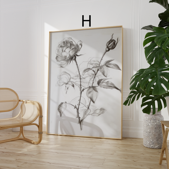 JUSTGOODMOOD Poster – Edle Vintage Wandkunst aus Baumwolle