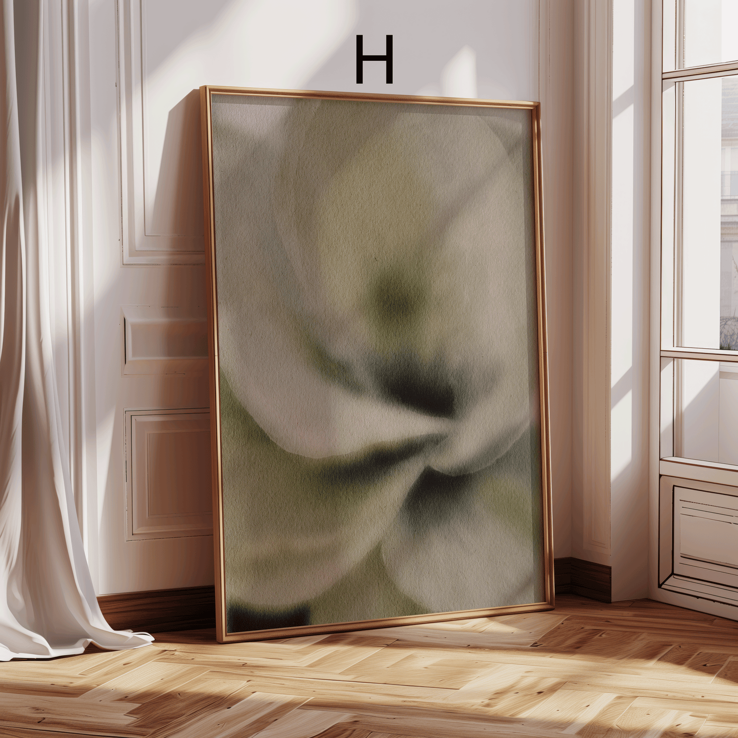 Abstrakte Botanische Aquarell Poster · Geschenkidee · Organische Naturformen Minimalistische Wandkunst · Dekoprint ohne Rahmen