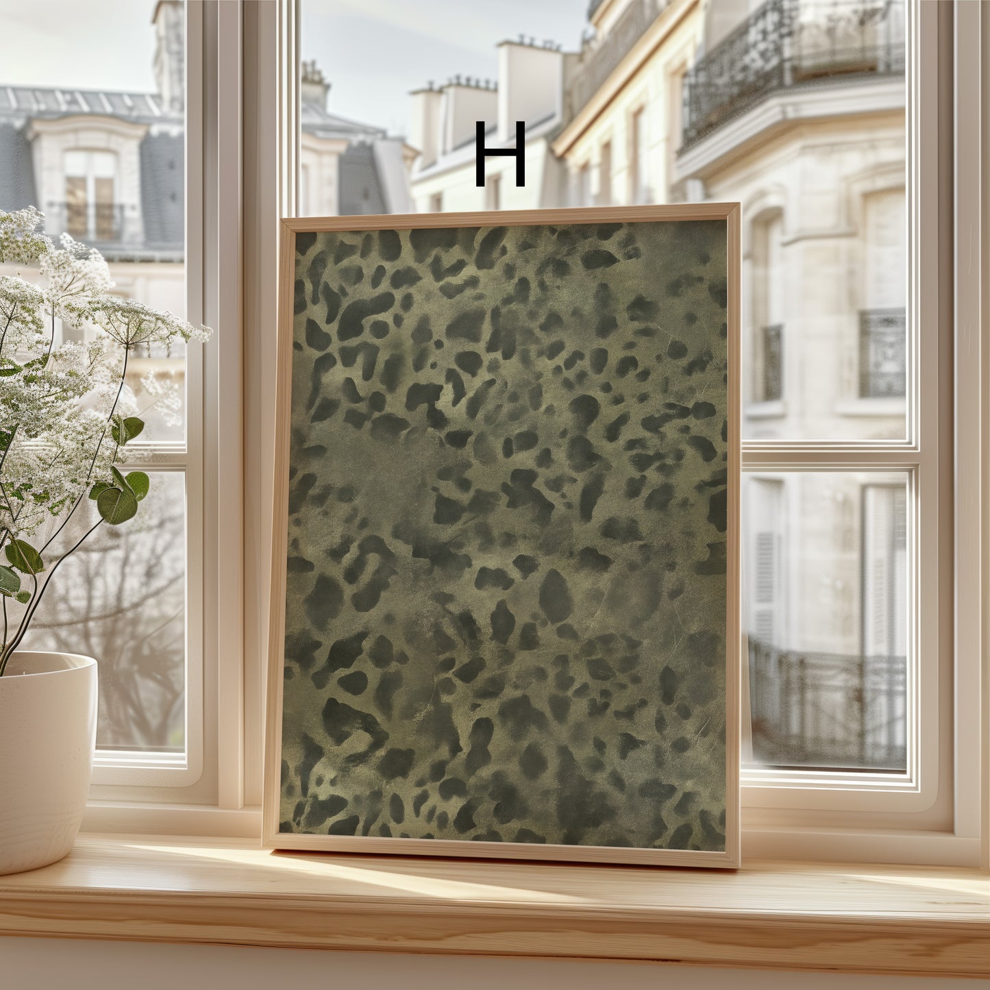 Fliesen Design Poster · Geschenkidee · Antike Muster Fliesen Naturtexturen Animal Print · Dekoprint ohne Rahmen