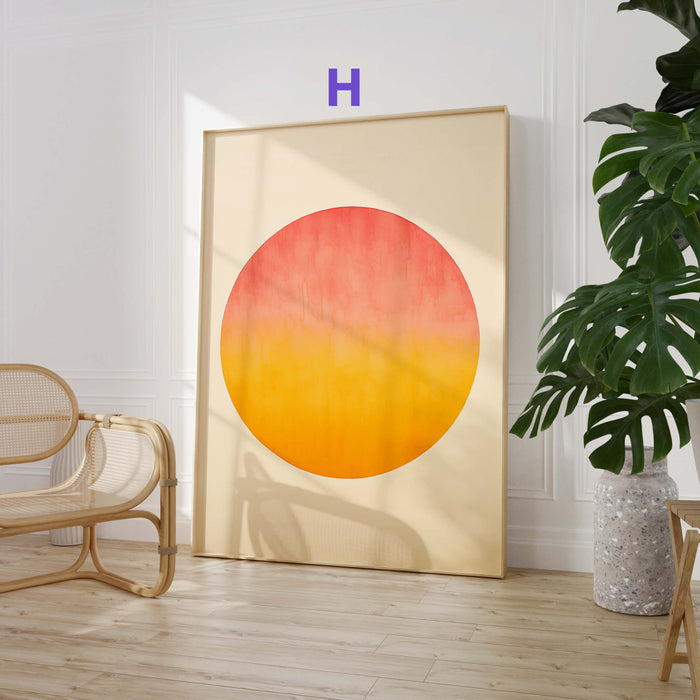 JUSTGOODMOOD Poster – Edles Baumwoll-Canvas & lebendige