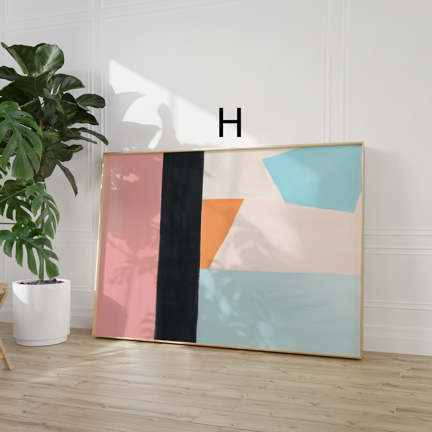 Abstrakte Poster · Wohnidee · Pastellfarben, Geometrische Formen & Minimalistische Wandkunst · Dekoprint ohne Rahmen