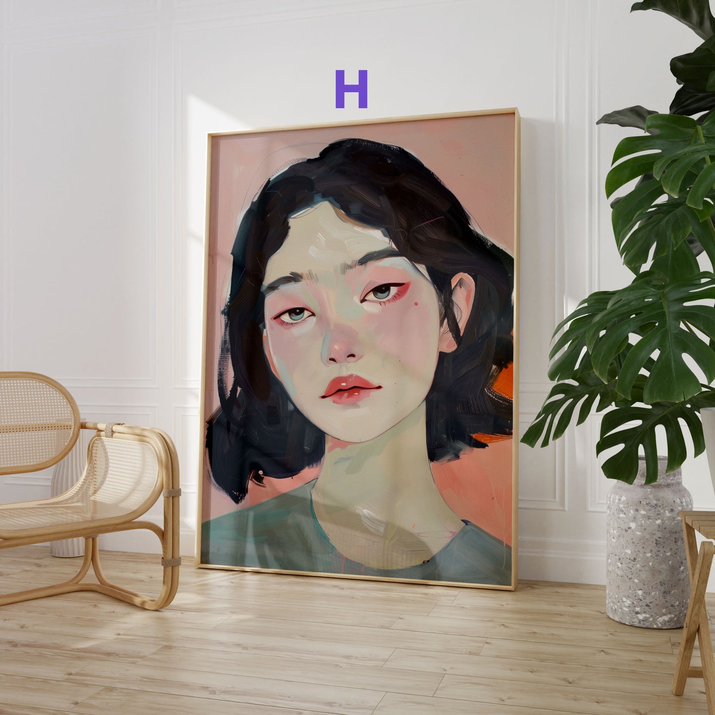 Moderne Kunst Poster · Geschenkidee · Porträts, Stillleben und Zeitgenössische Malerei · Dekoprint ohne Rahmen