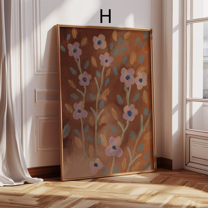 Geschenkidee · Botanische Blumen und Natur Prints Ästhetische Wandbilder · Dekoprint ohne Rahmen | JUSTGOODMOOD