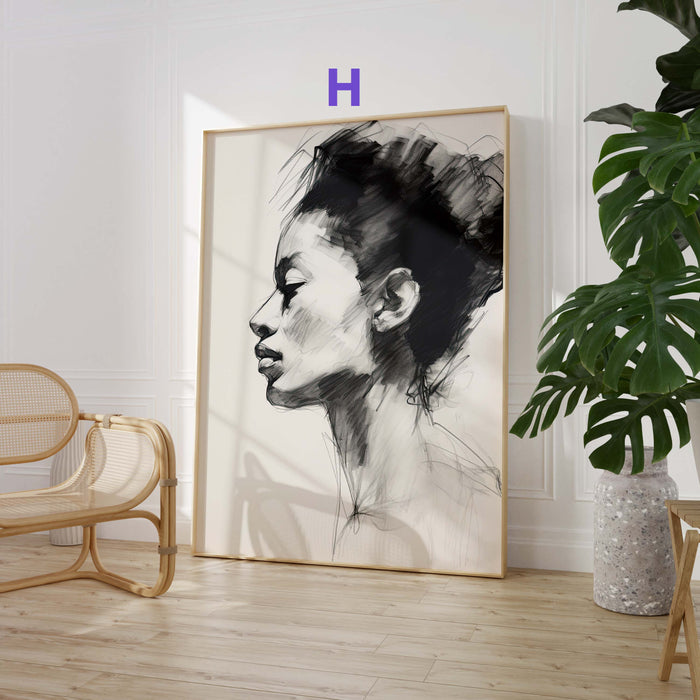 JUSTGOODMOOD Poster – Edle Baumwoll-Leinwand & lebendige