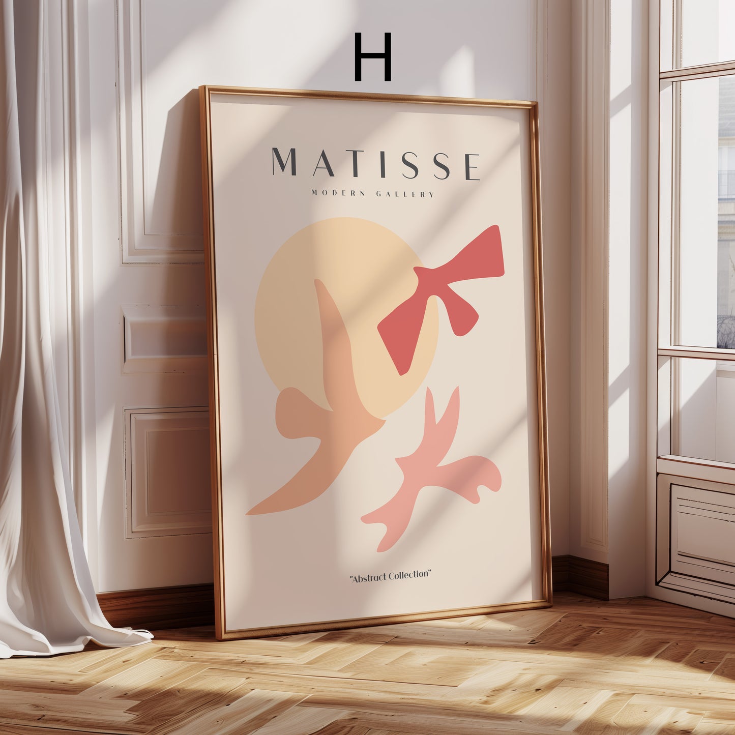 Matisse Poster · Geschenkidee · Line Art Gesichter Abstrakte Formen Farbenfrohe Kunst · Dekoprint ohne Rahmen