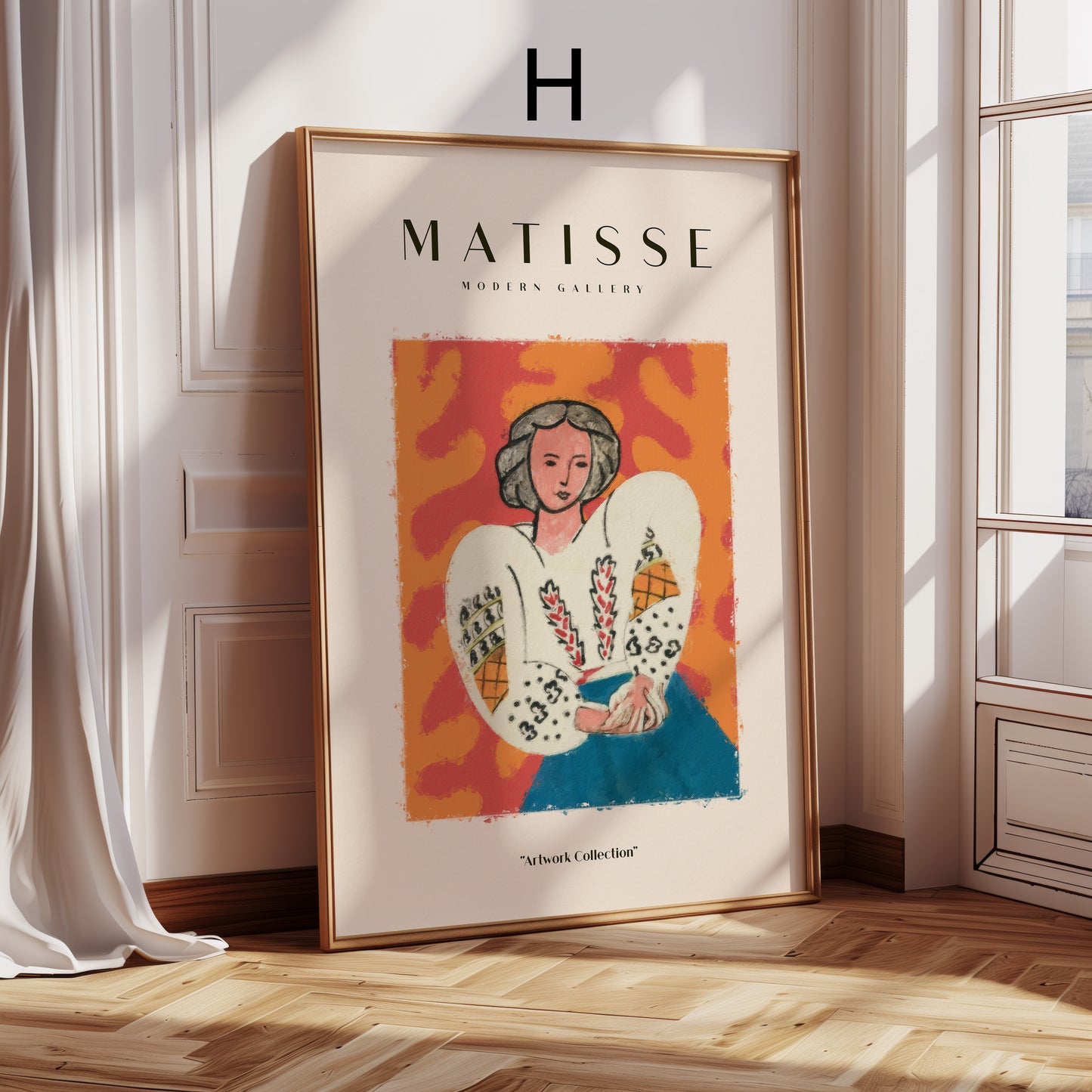 Matisse Poster · Geschenkidee · Abstrakte Kunst Porträts Farbenfrohe Gemälde · Dekoprint ohne Rahmen