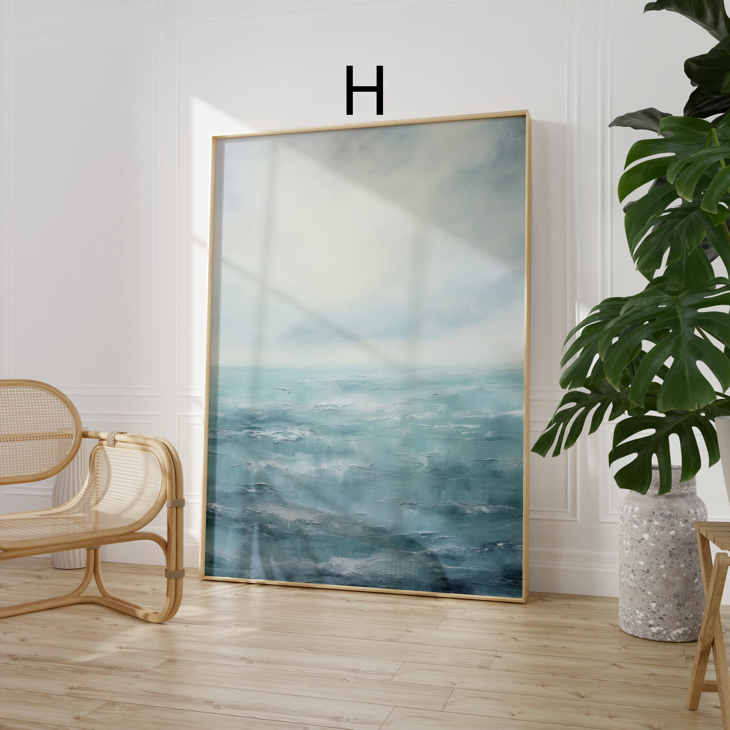 Vintage Landschaft Poster · Geschenkidee · Wald- und Meereslandschaften · Dekoprint ohne Rahmen