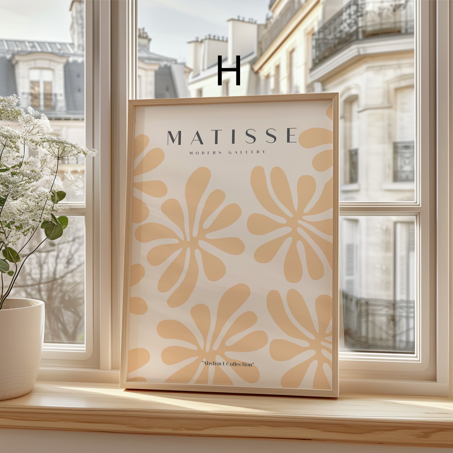 Matisse Poster · Geschenkidee · Abstrakte Formen Matisse Scherenschnitt Kubistische Porträts · Dekoprint ohne Rahmen