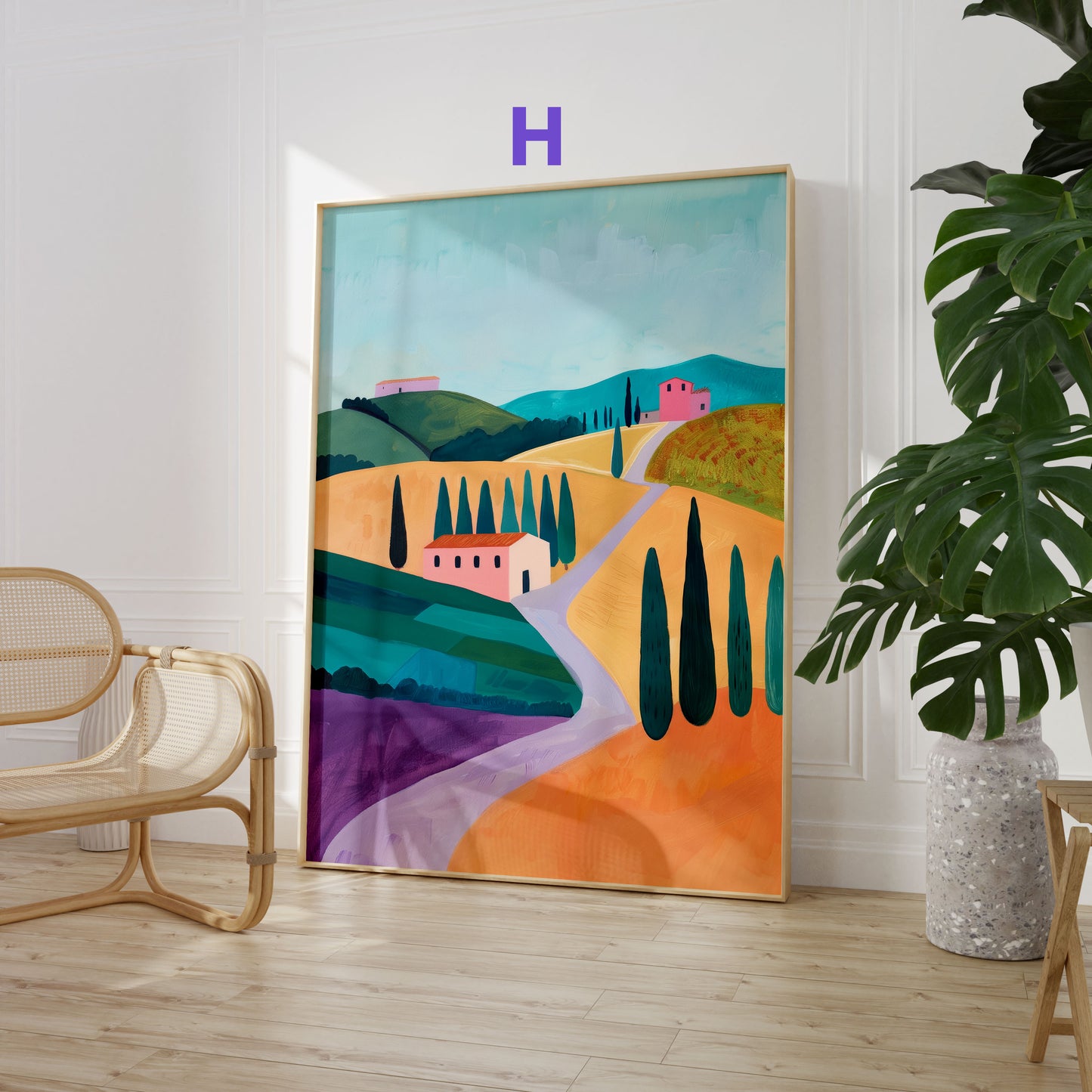Moderne Kunst Poster · Geschenkidee · Blumen, Stillleben und Abstrakte Malerei · Dekoprint ohne Rahmen