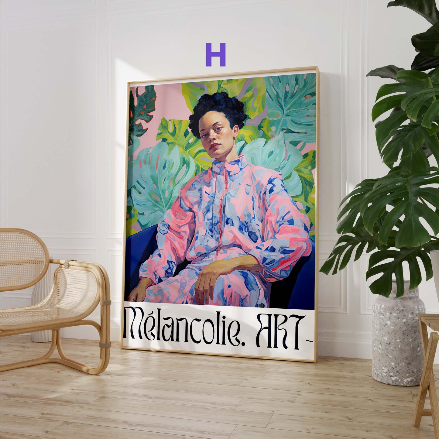 Mediterrane Kunst Poster · Geschenkidee · Moderne Porträts Stillleben und Farbenfrohe Illustrationen · Dekoprint ohne Rahmen