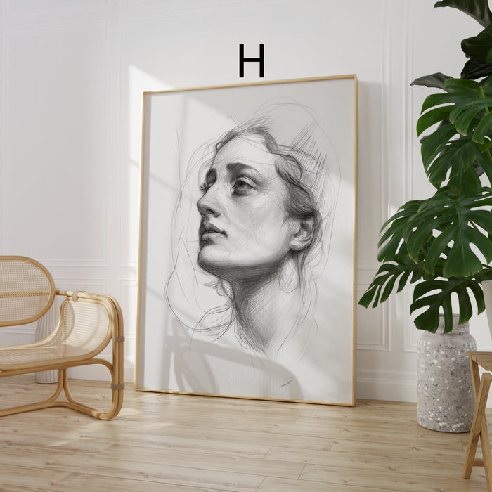 JUSTGOODMOOD Poster – Edle Wandkunst aus Baumwolle