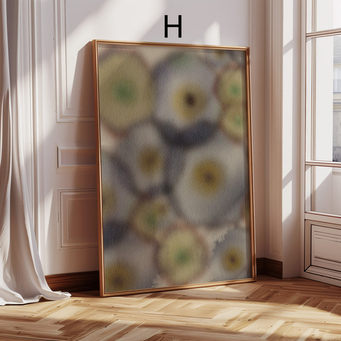 Geschenkidee · Blumen in Vase und Abstrakte Kunst Poster Ästhetische Prints · Dekoprint ohne Rahmen | JUSTGOODMOOD
