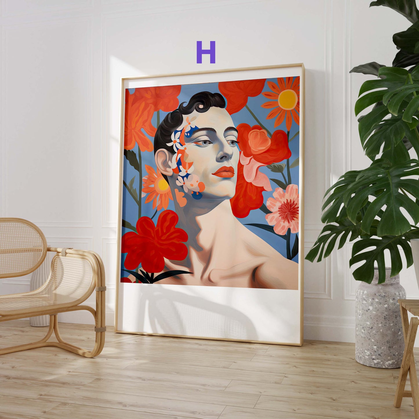 Moderne Kunst Poster · Geschenkidee · Moderne Porträts Landschaften und Stillleben · Dekoprint ohne Rahmen