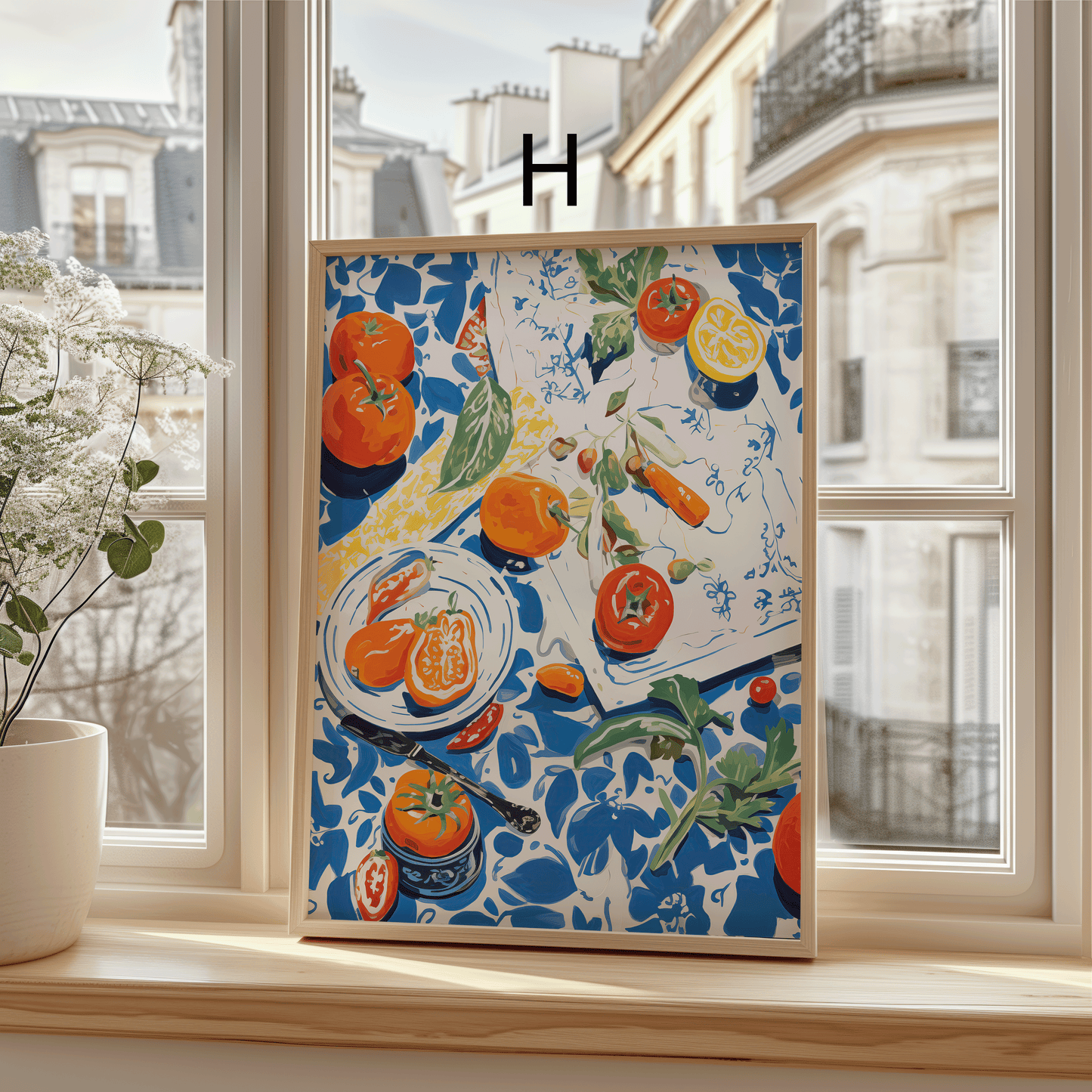 Moderne Kunst Poster · Geschenkidee · Zeitgenössische Porträts Botanische Illustrationen Stillleben · Dekoprint ohne Rahmen