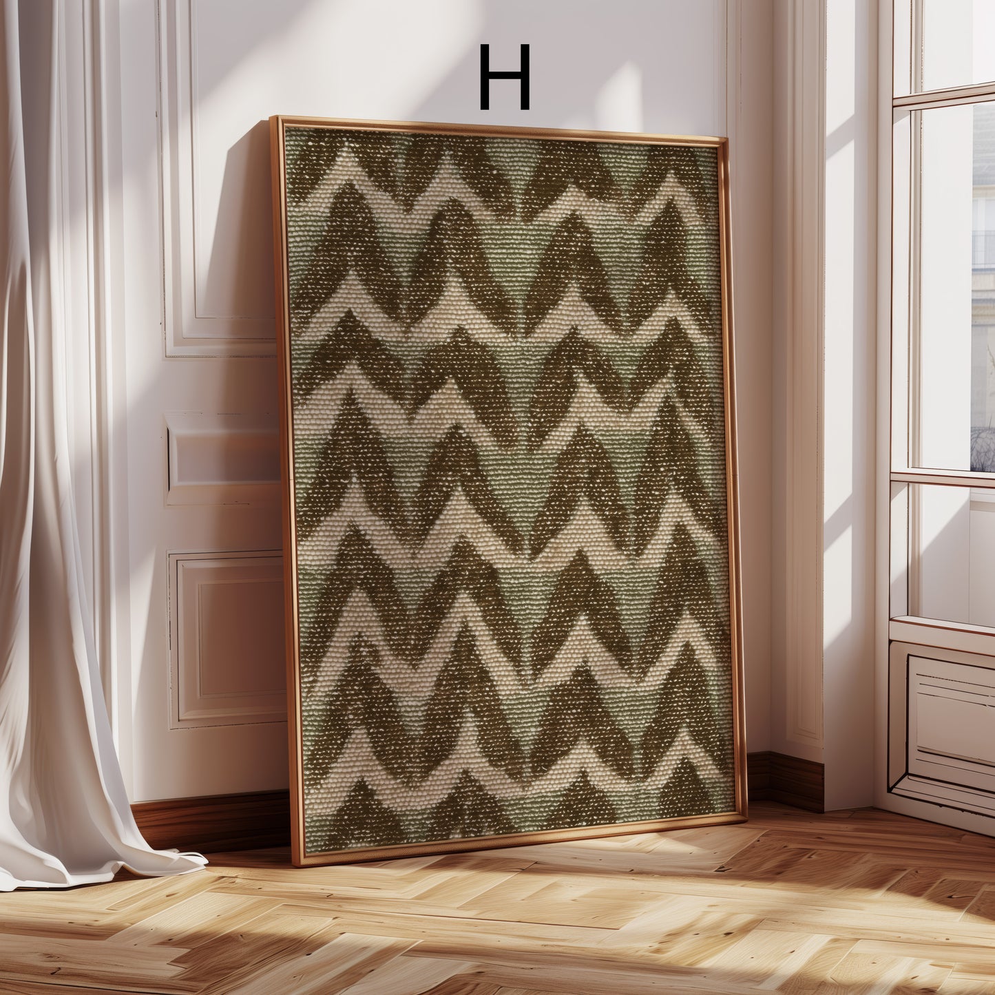 Textur Poster · Geschenkidee · Vintage Texturen Geometrische Muster Erdtöne · Dekoprint ohne Rahmen