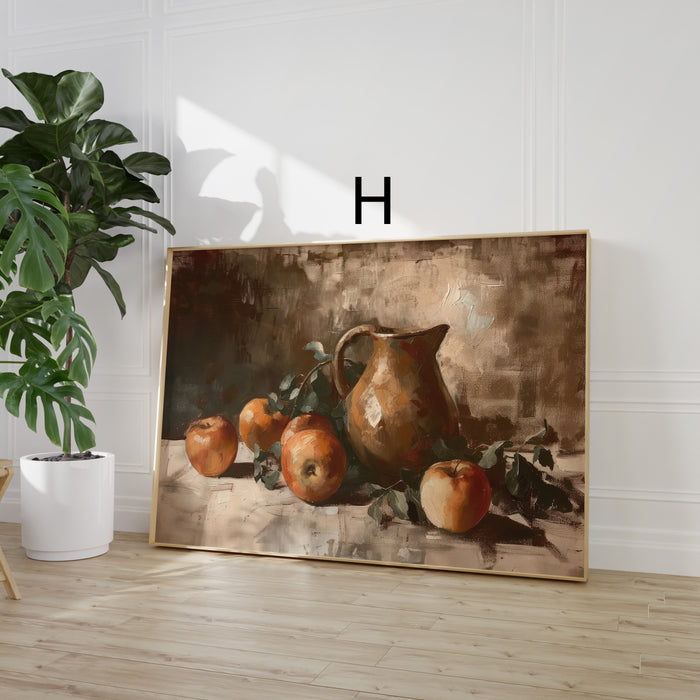 JUSTGOODMOOD Poster – Premium Baumwoll-Canvas Print