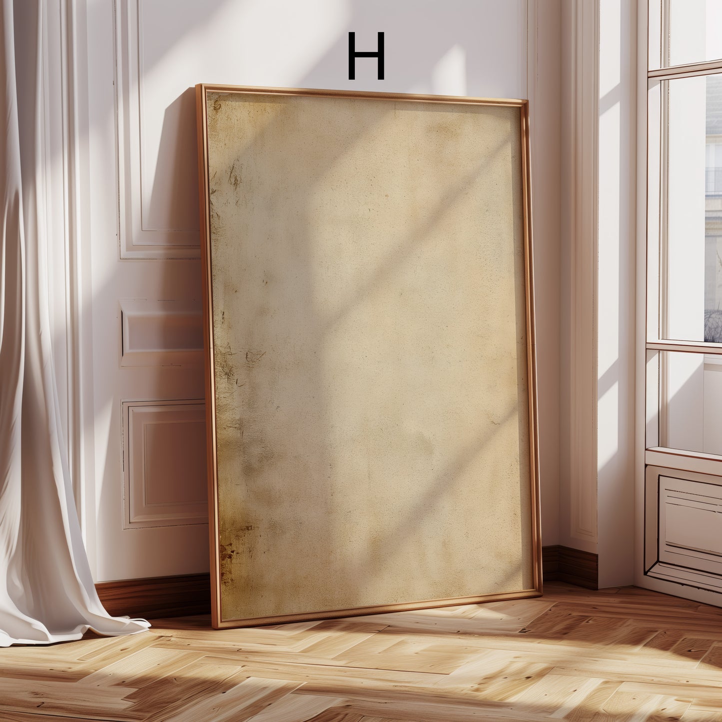 Textur Poster · Geschenkidee · Beige Braun Natürliche Strukturen · Dekoprint ohne Rahmen