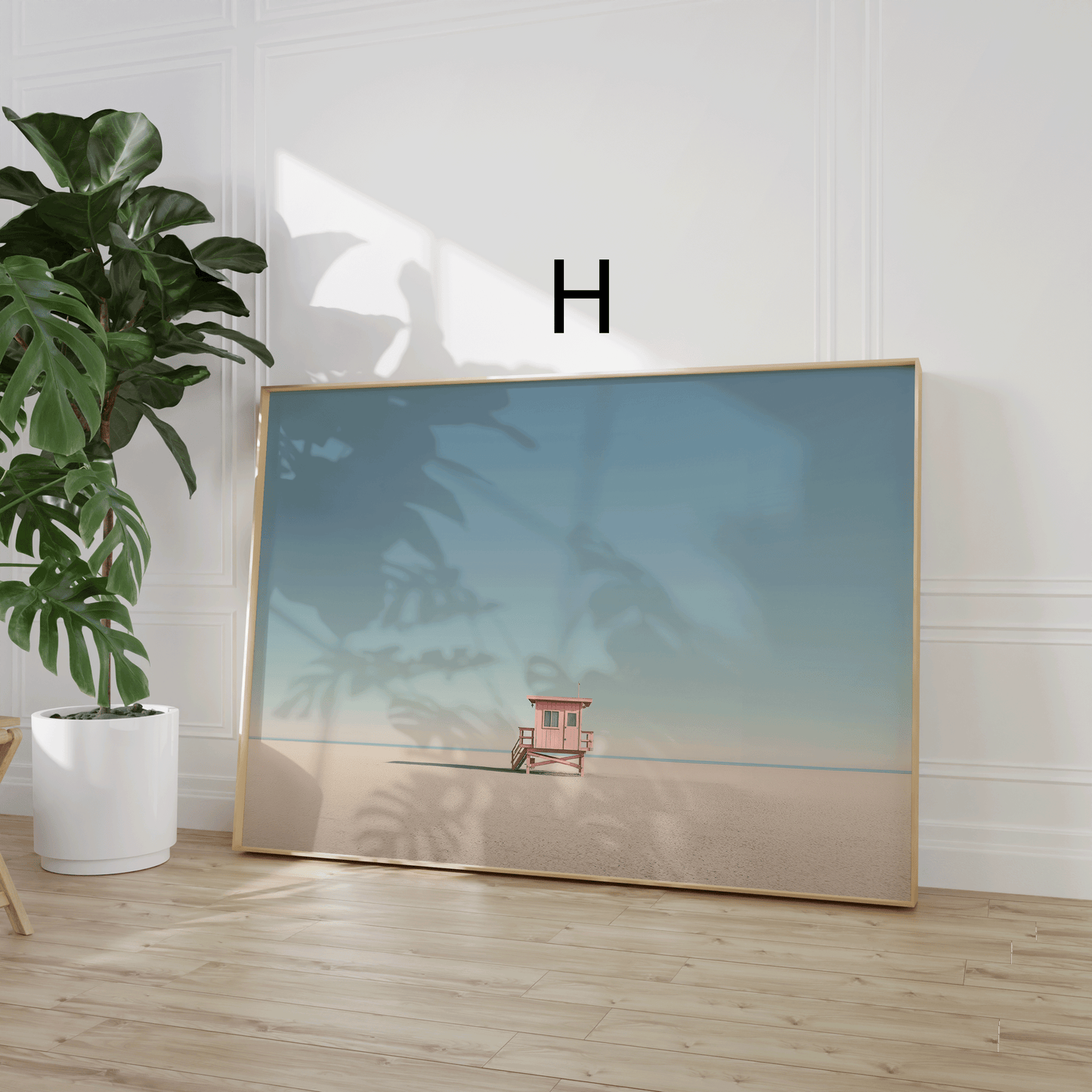Tropen Poster · Geschenkidee · Palmen Blumen Strandlandschaften · Dekoprint ohne Rahmen