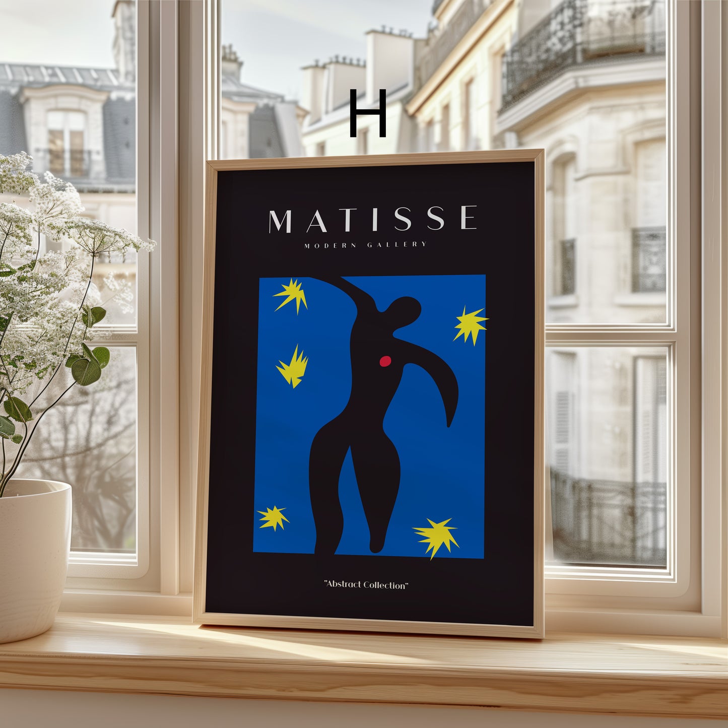 Matisse Poster · Geschenkidee · Abstrakte Scherenschnitte Organische Formen Minimalistische Kunst · Dekoprint ohne Rahmen