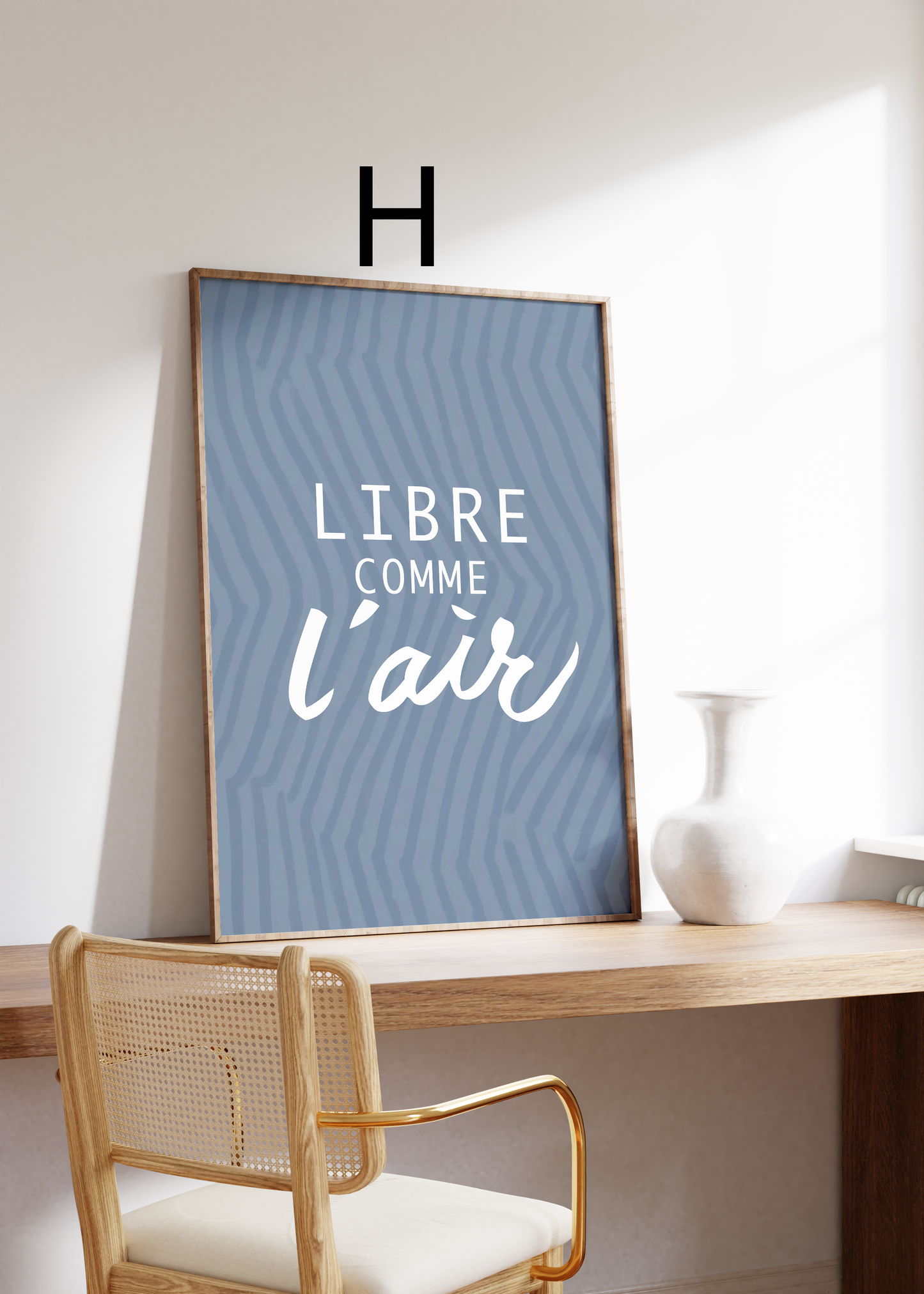 Frankreich Poster · Geschenkidee · Typografie Botanik Minimalistische Illustrationen · Dekoprint ohne Rahmen
