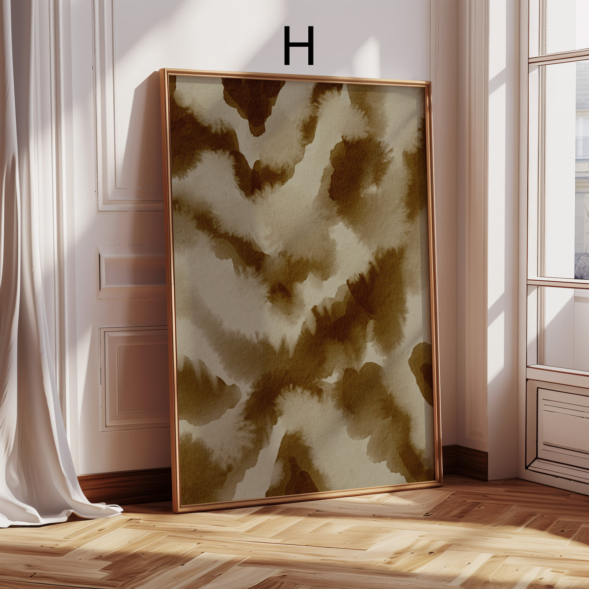Poster Wandbilder Wohnzimmer · Leopard Schachbrett · Abstrakte Bilder ohne Rahmen ·