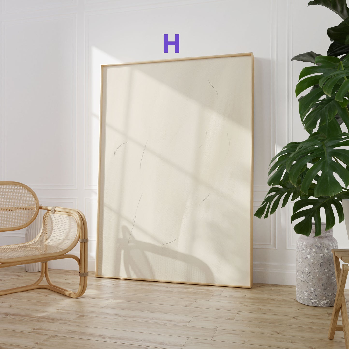 Minimalistische Linienkunst Poster · Geschenkidee · Abstrakte Geometrie in Schwarz und Beige · Dekoprint ohne Rahmen