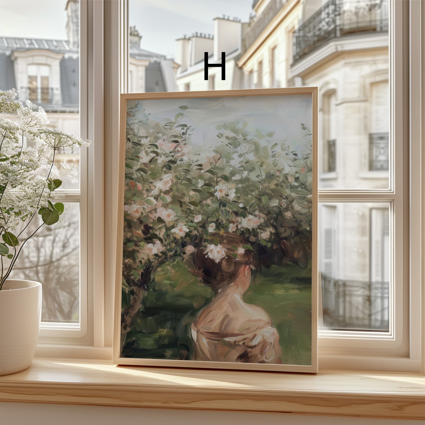 Moderne Vintage Kunst Poster · Geschenkidee · Wald Blumen Figuren Klassische Wandkunst · Dekoprint ohne Rahmen