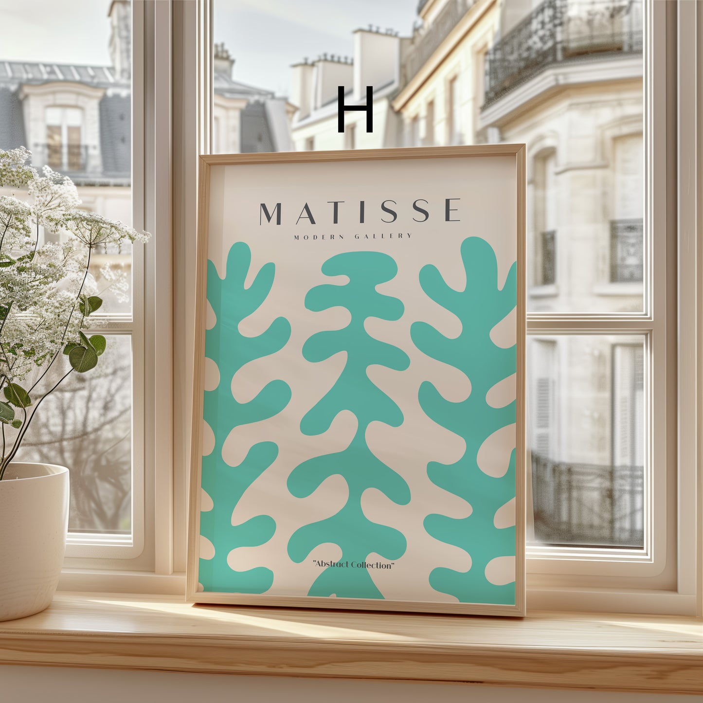Matisse Poster · Geschenkidee · Abstrakte Scherenschnitte Organische Formen Bunte Kunst · Dekoprint ohne Rahmen