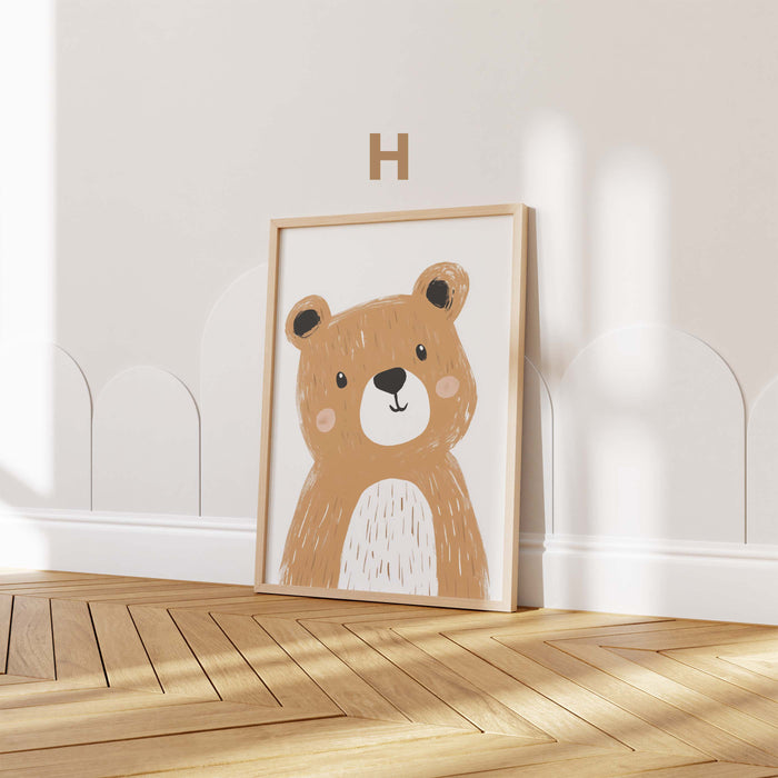 Süße Tiere Poster von JUSTGOODMOOD – Edle Wandkunst