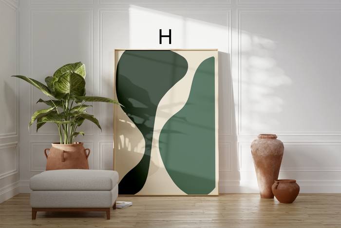 JUSTGOODMOOD Poster – Premium Baumwoll-Canvas Kunstwerke