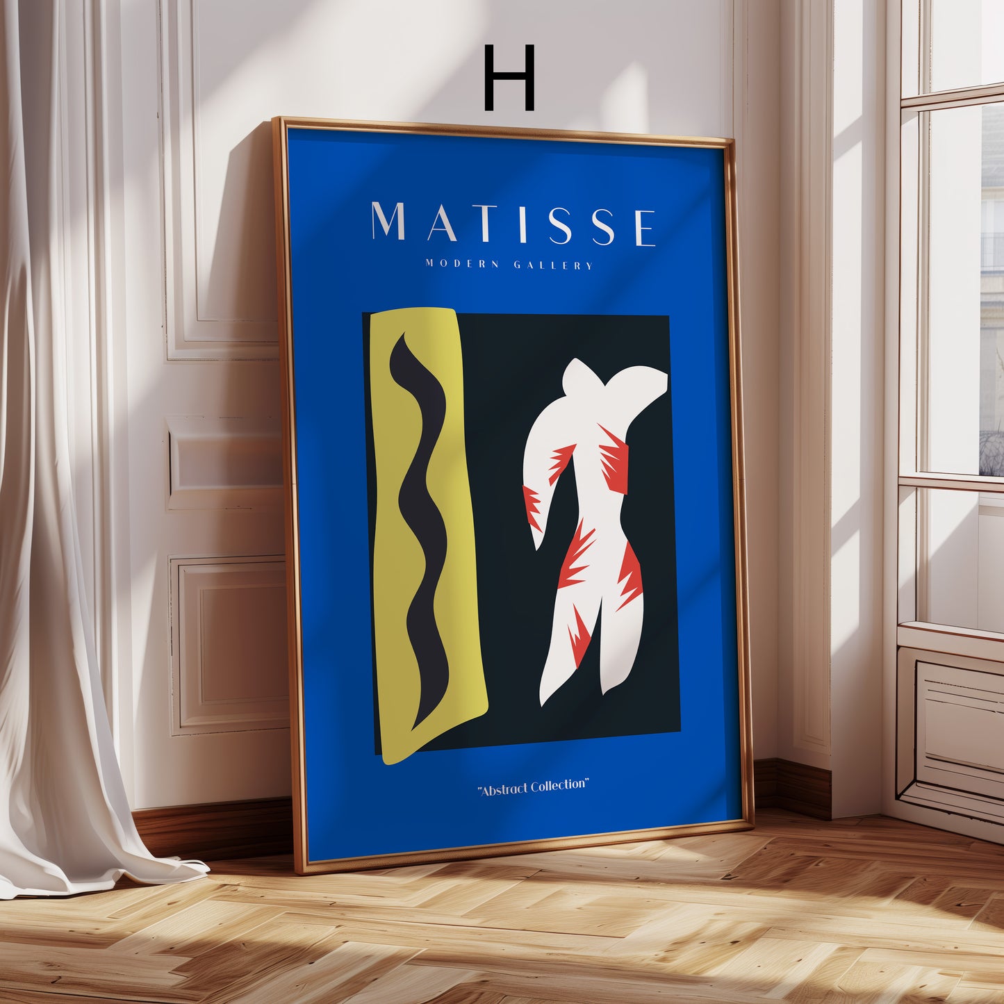Matisse Poster · Geschenkidee · Abstrakte Scherenschnitte Grafische Formen Bunte Kompositionen · Dekoprint ohne Rahmen