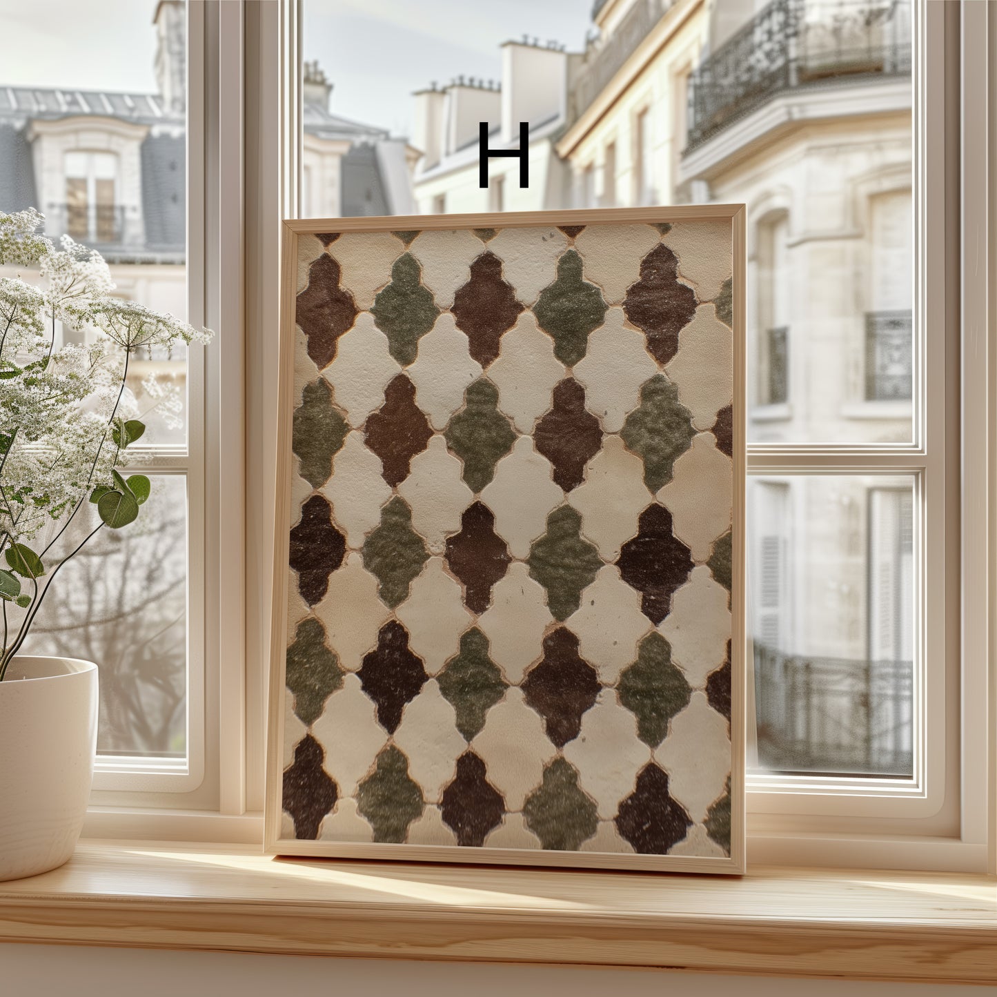 Textur Poster · Geschenkidee · Vintage Beige Erdtöne · Dekoprint ohne Rahmen