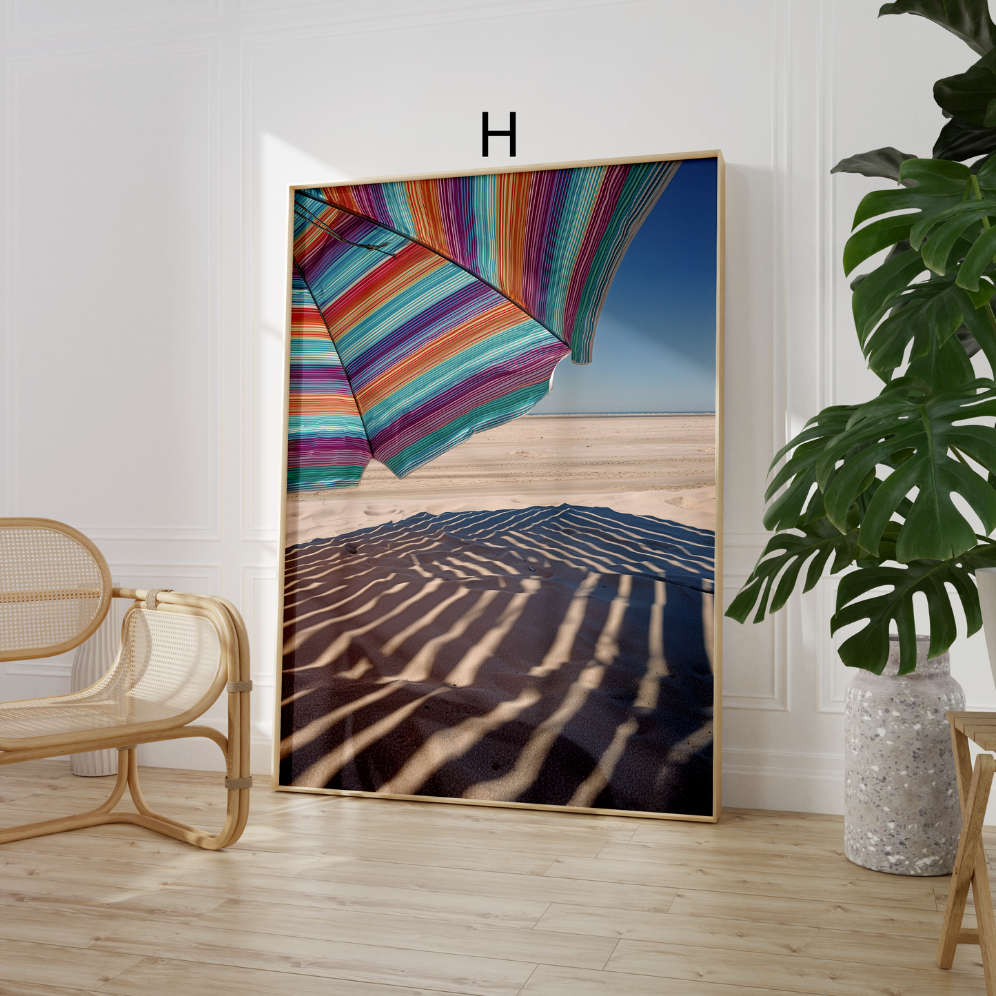 Strand Poster · Geschenkidee · Strand Surfen Meer Fotografie · Dekoprint ohne Rahmen