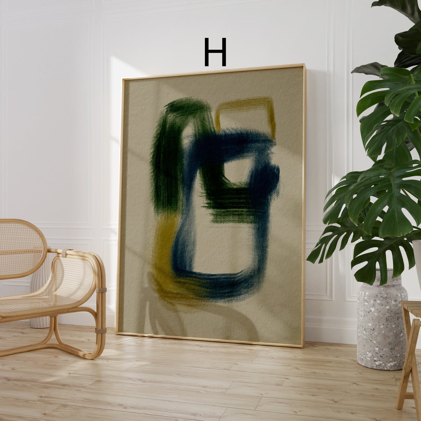 Abstrakte Poster · Line Art & botanische Bilder fürs Wohnzimmer · Dekoprint ohne Rahmen