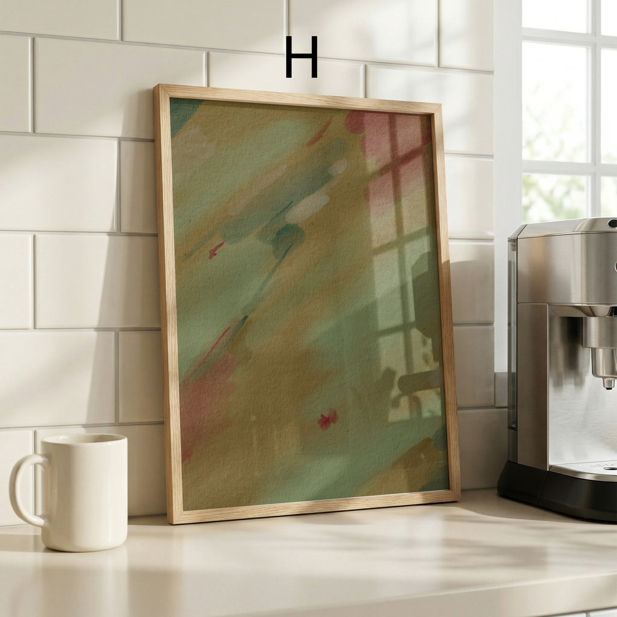 Poster Wandbilder Wohnzimmer · Abstrakte Kunst Fashion · Moderne Bilder ohne Rahmen
