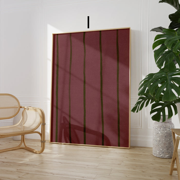 Geschenkidee · Streifen und Karomuster Poster Ästhetische Geometrische Prints · Dekoprint ohne Rahmen | JUSTGOODMOOD