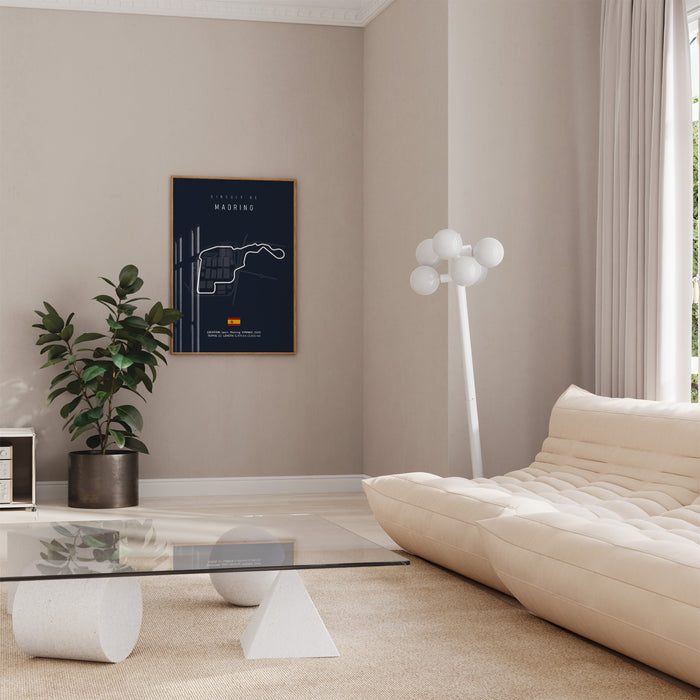 JUSTGOODMOOD Madring Formel 1 Poster – Canvas Kunst