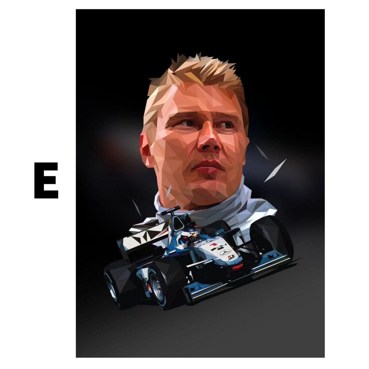 Poster Formel 1 Rennfahrer Rennwagen Michael Schumacher Legende Champion · Deko Print ohne Rahmen
