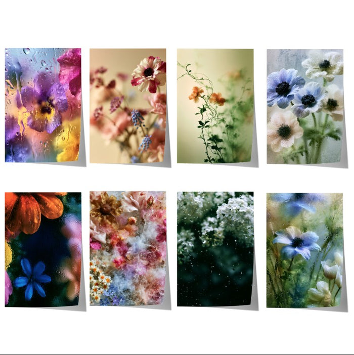 Moderne Blumen Poster | Zarte Wildblumen | JUSTGOODMOOD