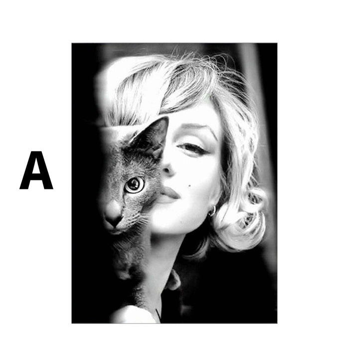 JUSTGOODMOOD Marylin Monroe Poster – Premium Cotton Print